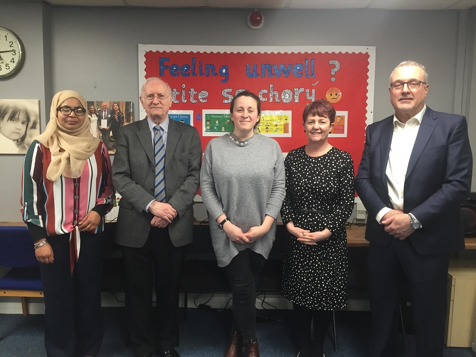 Dr Alan Billings visiting Clifton Learning Partnership