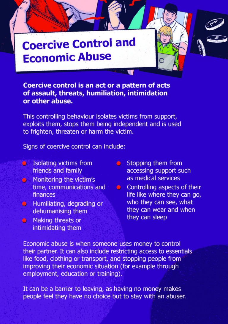 Coercive Control and Economic Abuse | Violence Reduction Unit (VRU)