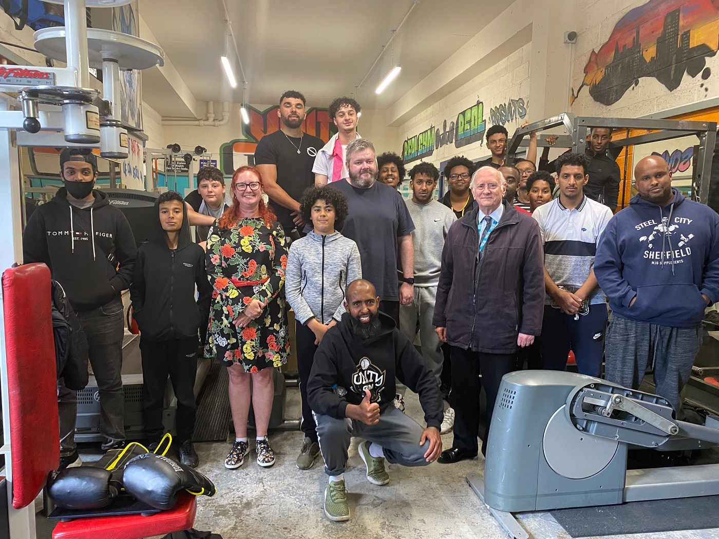 Grant Visit To Unity Gym